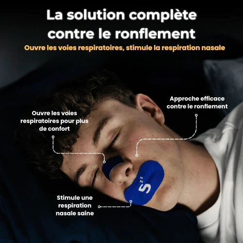Pack Sommeil Profond – Ruban Buccal & Bandes Nasales
